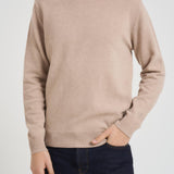 Maglia uomo girocollo beige REGENT LAMBSWL11 MC2 SAINT BARTH 