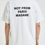 T-shirt uomo girocollo bianca TS203 CO002OPW DROLE DE MONSIEUR 