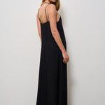 Abito donna lungo nero 31176 1433 FILIPPA K 