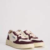 Sneakers donna Medalist in suede bordeaux AULW TA05 AUTRY 