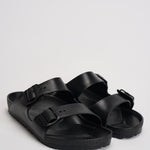 Sandalo uomo Arizona gomma nero 129421 BLACK BIRKENSTOCK 