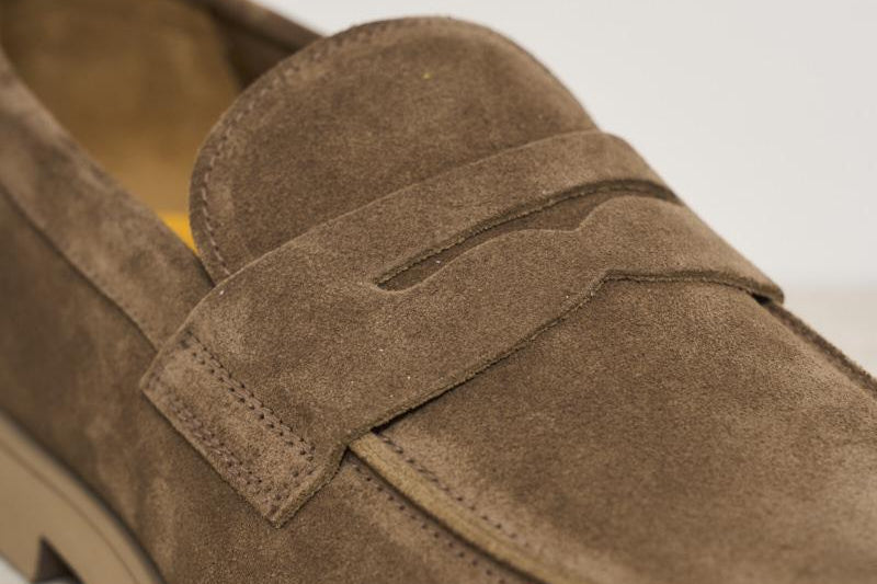 Mocassini uomo in suede marrone 3442 VISONECACAO DOUCAL'S 