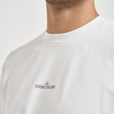 T-shirt uomo con stampa bianca 2100001 S0374V0001 STONE ISLAND 