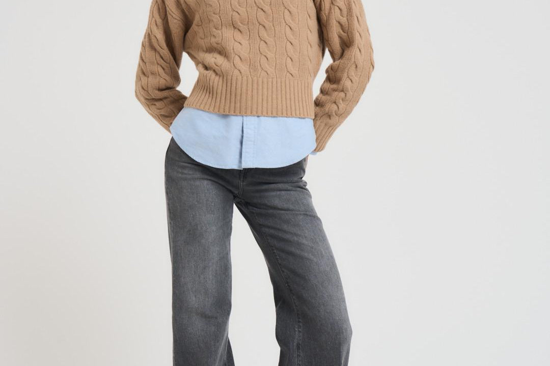 Pullover con cerniera donna beige 211972130 002 RALPH LAUREN 