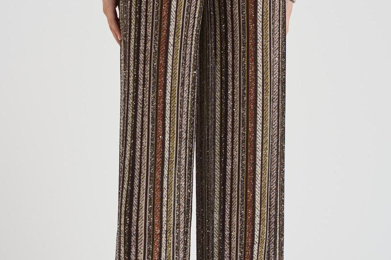 Pantaloni  in maglia crochet donna I09 BK01C3SM9T5 MISSONI 