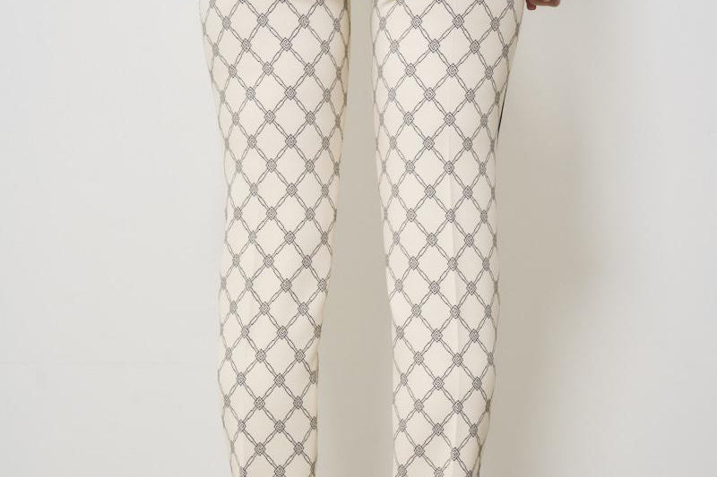 Pantalone donna skinny panna PAS71 E84 ELISABETTA FRANCHI 