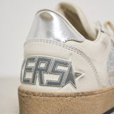Sneakers donna Ball Star silver GWF00327 F00685610757 GOLDEN GOOSE 