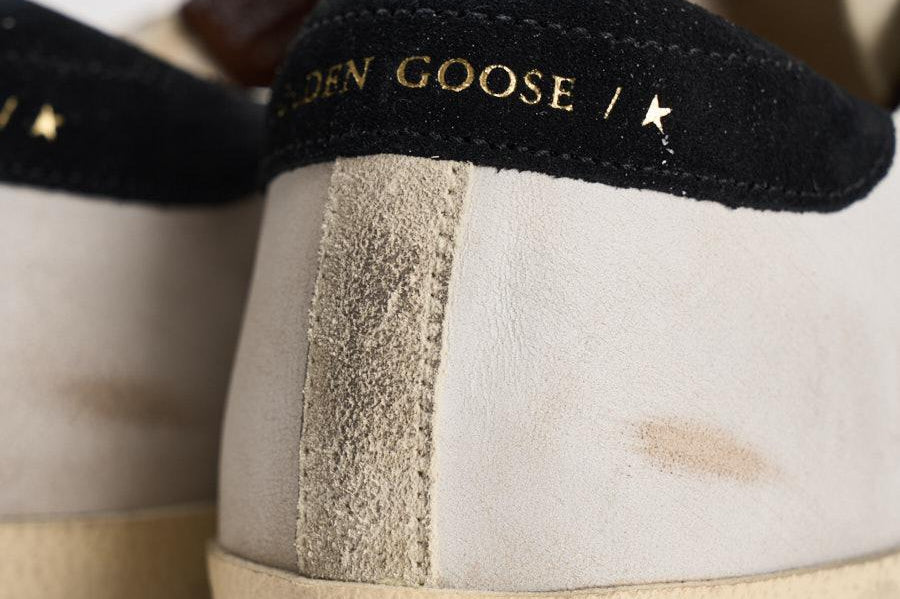 Sneakers donna Super-Star panna e marrone GWF00101 F00874612526 GOLDEN GOOSE 