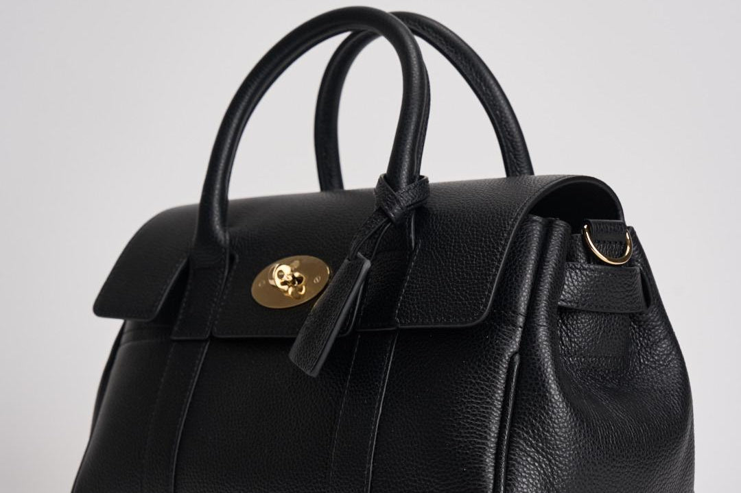 Borsa donna small Bayswater Satchel nera HH9216 A100 MULBERRY 