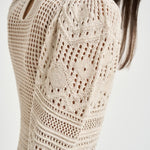 Abito donna Dione crochet ecru RO1026FA D1L08I90BE ISABEL MARANT 