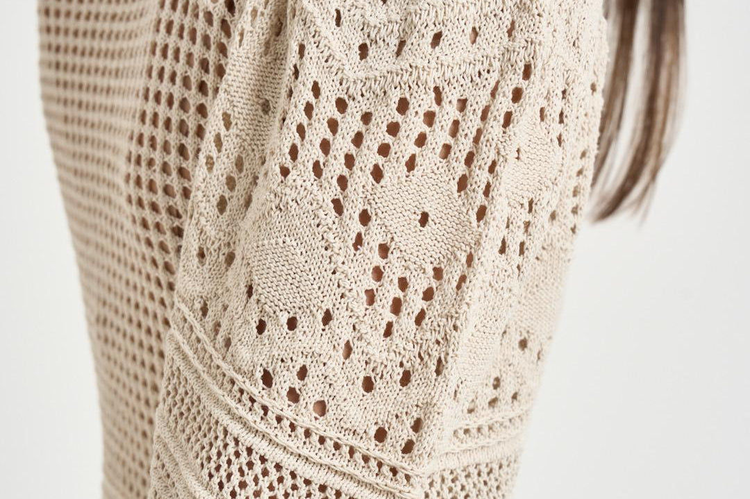 Abito donna Dione crochet ecru RO1026FA D1L08I90BE ISABEL MARANT 
