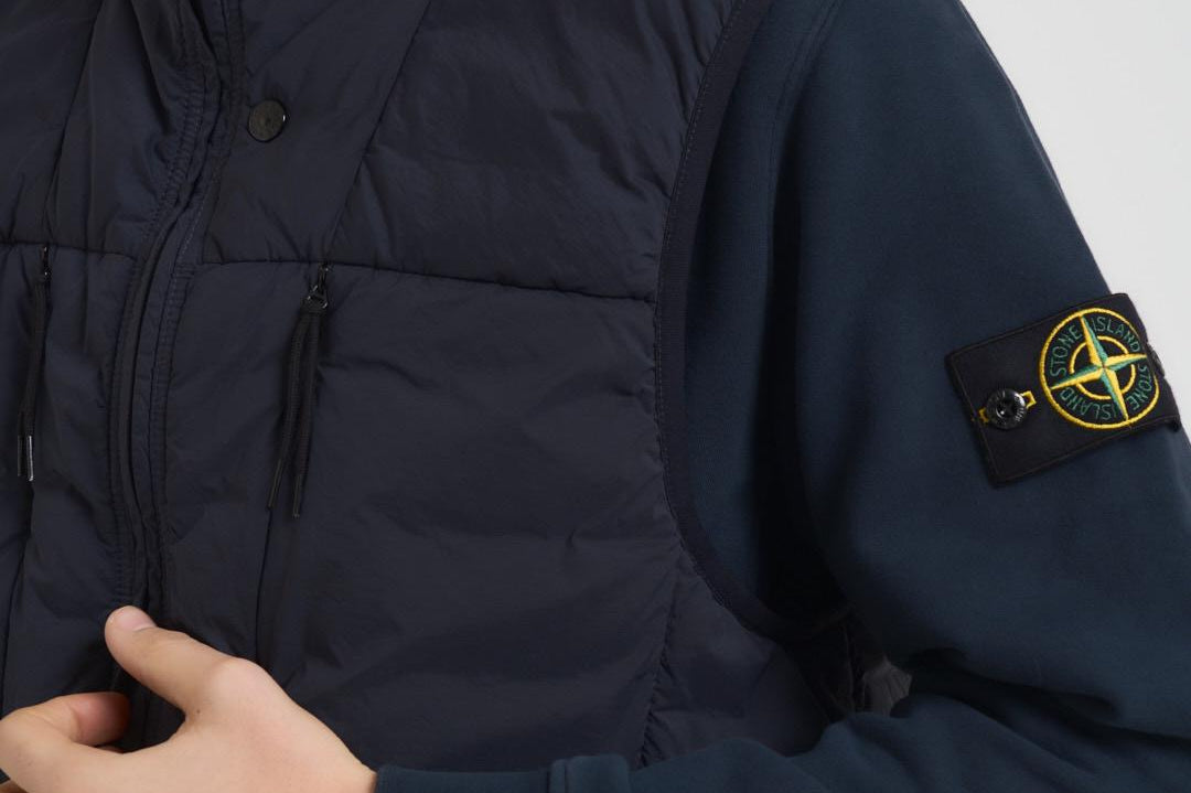 Gilet uomo trapuntato blu scuro G100004 S0183V0020 STONE ISLAND 