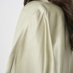 Camicia donna in raso salvia S06274 6638035 PESERICO 
