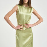 Abito donna lungo verde 32101 0333 FILIPPA K 