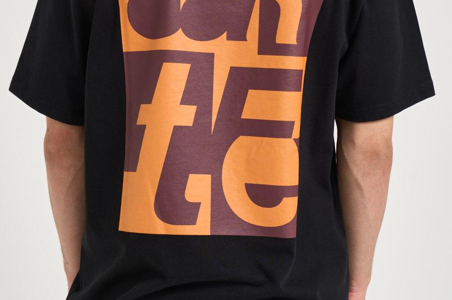 T-shirt uomo con stampa nera 143T 1 ARTE ANTWERP 