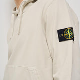 Felpa uomo panna con cappuccio 6100045 S0051V0095 STONE ISLAND 