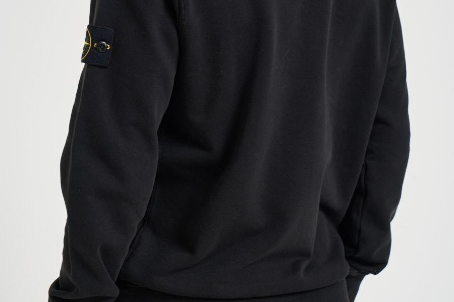 Felpa uomo con cappuccio nera 6100062 S0051V0029 STONE ISLAND 