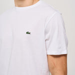 T-shirt uomo girocollo bianco TH6709 001 LACOSTE 