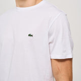 T-shirt uomo girocollo bianco TH6709 001 LACOSTE 
