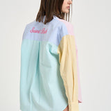 Camicia donna a righe multicolor CYS0001 MIX MC2 SAINT BARTH 