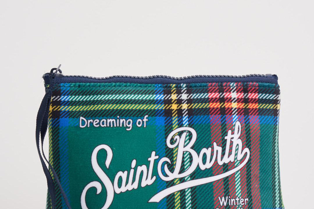Pochette donna Aline tartan verde ALINE WTARTAN51 MC2 SAINT BARTH 