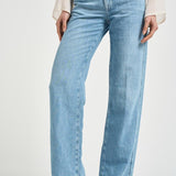 Jeans donna Stovepipe Straight in denim chiaro 7U4N0U03 U7IRI 7 for all Mankind 