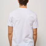 T-shirt uomo bianca con cuore rosso AXT108 WHITE COMME DES GARCON PLAY 