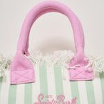 Borsa donna Colette a righe verde COLETTE 03756H MC2 SAINT BARTH 