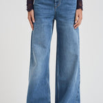 Jeans donna Lemony in denim PA0052FA B1H06I30BU ISABEL MARANT 
