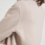 Cappotto donna corto doppiopetto panna MERYL ICE ACCADEMIE TESSILI 