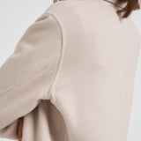 Cappotto donna corto doppiopetto panna MERYL ICE ACCADEMIE TESSILI 