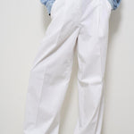 Pantaloni donna bianco Axel AXEL T0194T0001 THE LATEST 