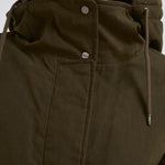 Giubbotto parka donna verde militare PI002106D 7740 HERNO 