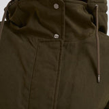 Giubbotto parka donna verde militare PI002106D 7740 HERNO 