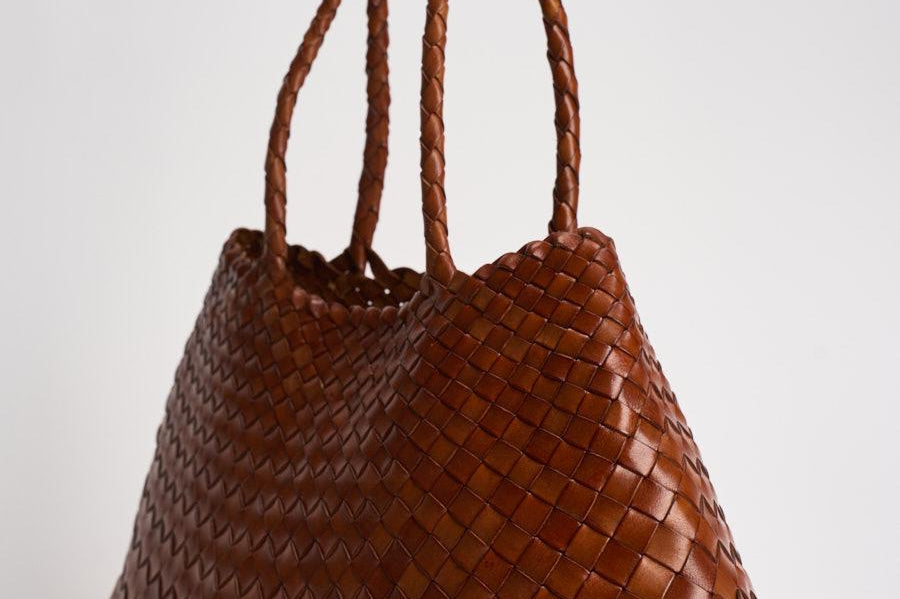 Borsa donna Santa Croce Big coccio 8892 TAN DRAGON DIFFUSION 