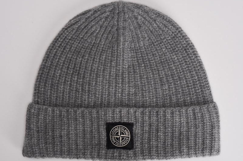 Cappellino uomo in lana grigio N100012 S00B4V0M6B STONE ISLAND 