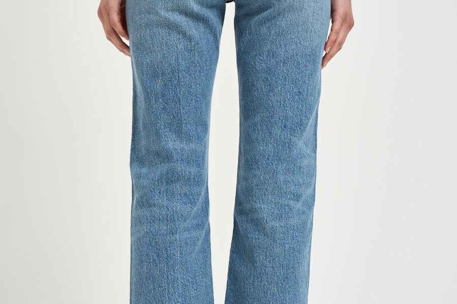 Jeans donna Jane in denim blu chiaro 11957 WHD39WASHED BLUE ANINE BING 