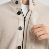 Cardigan uomo con bottoni beige 5100047 S00A3V009A STONE ISLAND 