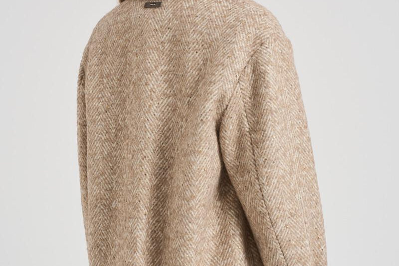 Giacca in lana alpaca bouclé A21026 947 PESERICO 