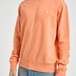 Felpa uomo girocollo arancione pastello 710916689 504 RALPH LAUREN 