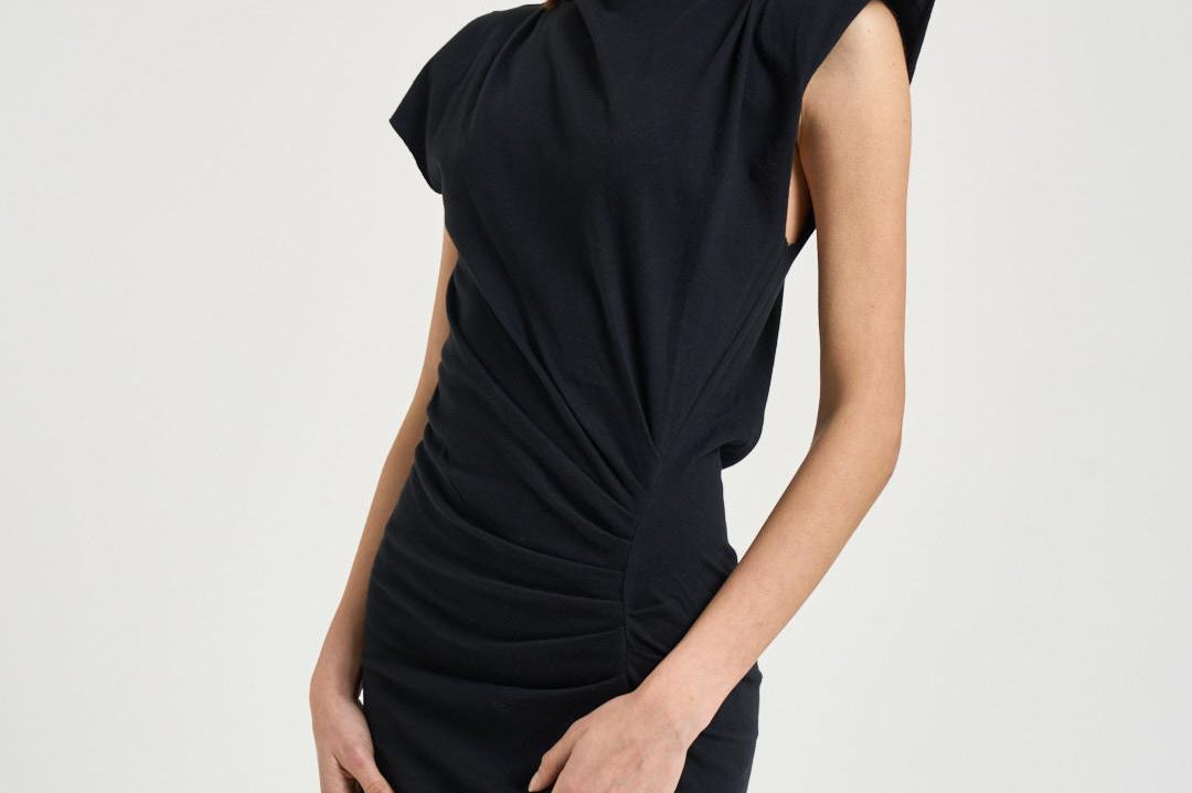 Abito donna lungo Nadela nero RO0307FA A1N41I01BK ISABEL MARANT 