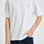 T-shirt uomo Joel girocollo bianca M22300126 WHITE SAMSØE SAMSØE 