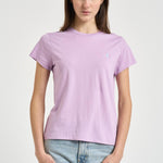 T-shirt donna girocollo lilla 211B14605 015 RALPH LAUREN 