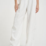 Pantalone donna a palazzo bianco HELIS WHI7726S IRO 