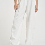Pantalone donna a palazzo bianco HELIS WHI7726S IRO 