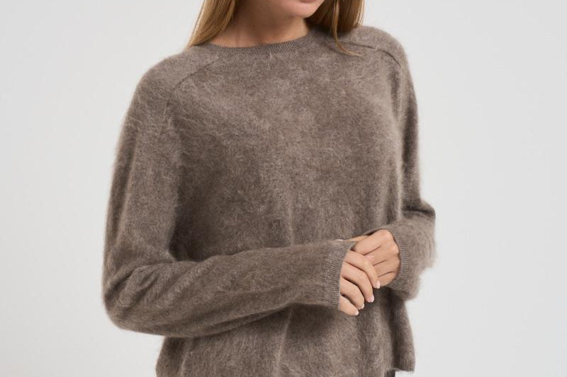 Maglia donna Lexia tortora 2025374 TRUFFLE LISA YANG 