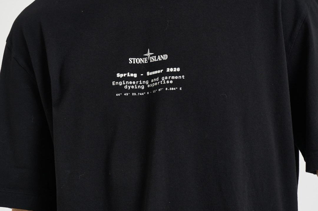 T-shirt uomo girocollo nera 2100001 S0285V0029 STONE ISLAND 