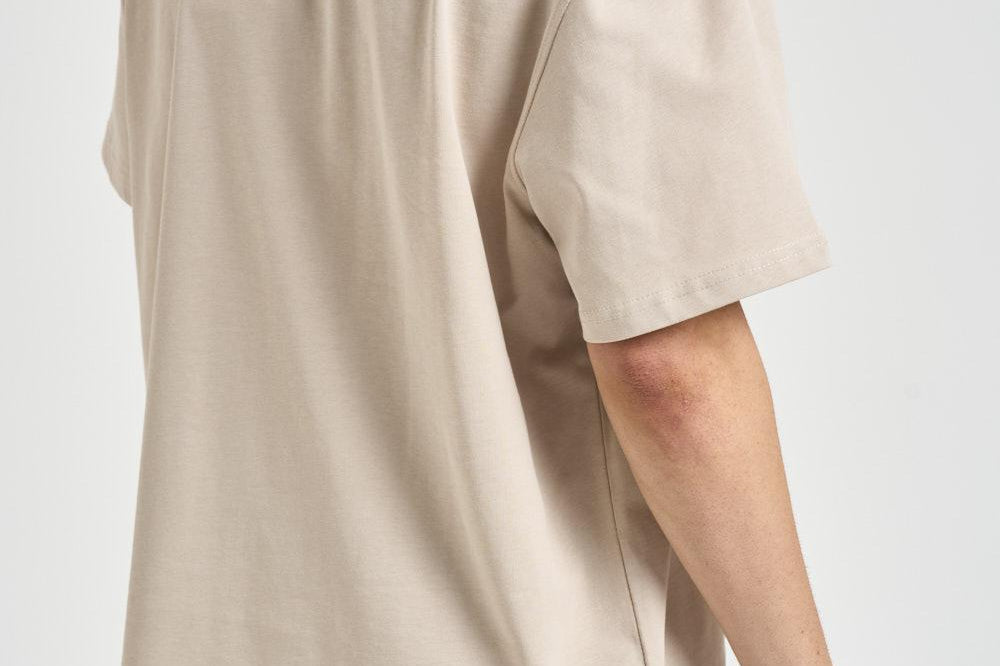 T-shirt uomo girocollo beige 1001491 LIGHTSAND LES DEUX 