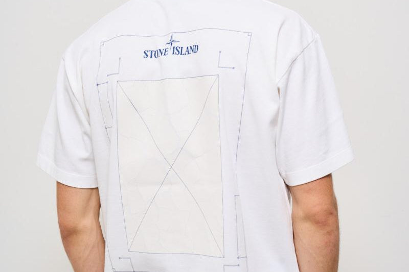 T-shirt uomo girocollo bianca 21002RC S0137V0001 STONE ISLAND 