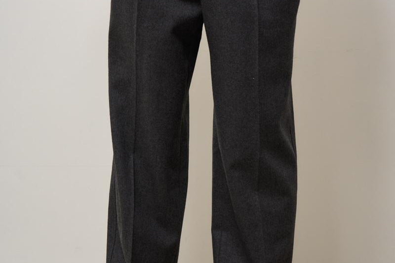 Pantalone uomo gamba dritta grigio BP191 WV008GY DROLE DE MONSIEUR 